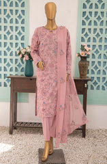 HZ Textile Mothers Unstitched Lawn Summer Collection 2025 D-1019