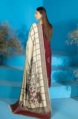 Marjjan Dyed Karandi Wool Embroidered Collection D-68 (MEHROON)