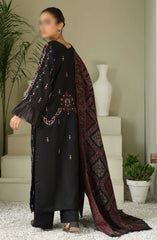 Sequins Embroidered Dyed Self Wool Collection by Marjjan D-71 (BLACK)