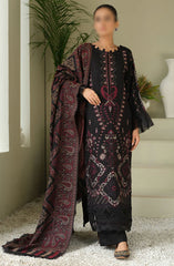 Sequins Embroidered Dyed Self Wool Collection by Marjjan D-71 (BLACK)