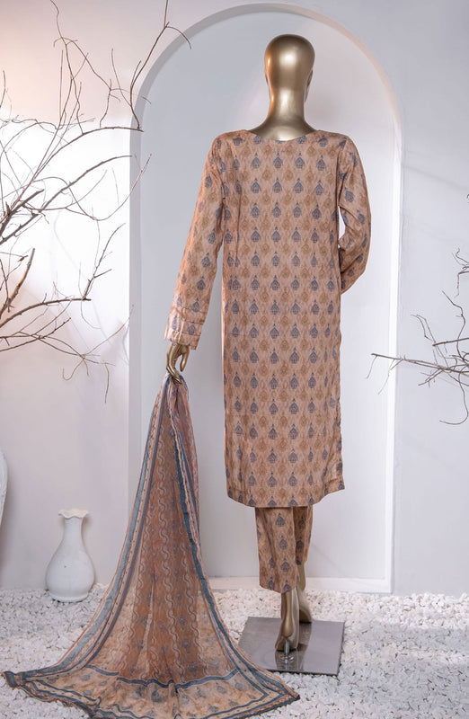 HZ Menakari Digital Printed Embroidered Collection 2024 D-92
