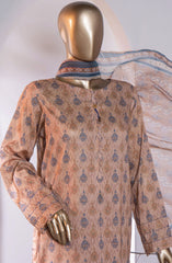 HZ Menakari Digital Printed Embroidered Collection 2024 D-92