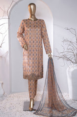 HZ Menakari Digital Printed Embroidered Collection 2024 D-92