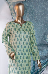 HZ Menakari Digital Printed Embroidered Collection 2024 D-96