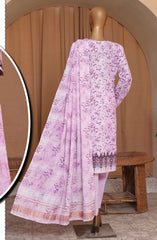 HZ Mahee Embroidered Shirt with Fancy Jacquard Dupatta Collection D-901