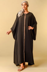 Mumtaz Casual Abaya Collection MCA 24 D-43 M BLACK (19A) MARINE