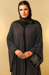 Mumtaz Casual Abaya Collection MCA 24 D-43 M BLACK (40A) MARINE