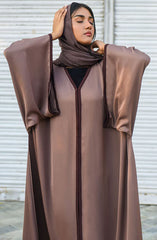 Mumtaz Casual Abaya Collection MCA 24 D-43 M BROWN (51B) MARINE