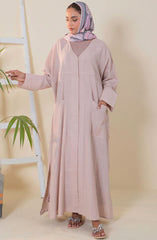 Mumtaz Casual Abaya Collection MCA 24 D-49 S LIGHT PINK (84B) TRENDSETTER