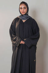 Mumtaz Casual Abaya Collection MCA 24 D-54 S BLACK (38A) AYRA