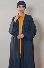 Mumtaz Casual Abaya Collection MCA 24 D-78 M TEAL (54A) URBAN CLASSIC