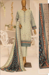 HZ Meraki Khaddar Embroidered Collection 2024 D-02