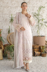 Marjjan Slub Lawn Embroidered Collection D-204 A