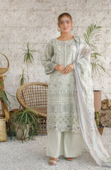 Marjjan Slub Lawn Embroidered Collection D-204 B