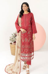 Embroidered Lawn Collection with Emb Chiffon Dupatta by Marjjan MNC 91 B