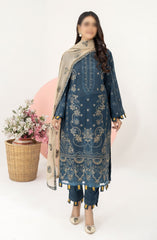 Embroidered Lawn Collection with Emb Chiffon Dupatta by Marjjan MNC 91 C