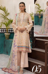 Mahee's Printed Chikankari Lawn Collection 2024 MPCL 05