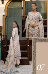 Mahee's Printed Chikankari Lawn Collection 2024 MPCL 07