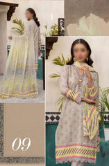 Mahee's Printed Chikankari Lawn Collection 2024 MPCL 09