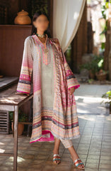 Mushq Nirvana Unstitched Silk Edit 2024 D-02 Taffy