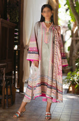 Mushq Nirvana Unstitched Silk Edit 2024 D-02 Taffy