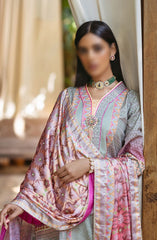 Mushq Nirvana Unstitched Silk Edit 2024 D-02 Taffy