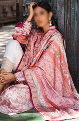 Mushq Nirvana Unstitched Silk Edit 2024 D-04 Roseate