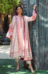 Mushq Nirvana Unstitched Silk Edit 2024 D-04 Roseate