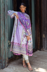 Mushq Nirvana Unstitched Silk Edit 2024 D-06 Viola