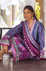 Mushq Nirvana Unstitched Silk Edit 2024 D-07 Indigo