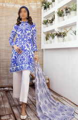 NUR Milaan Rut Embroidered and Printed Lawn Collection 2024 MR 01