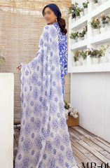 NUR Milaan Rut Embroidered and Printed Lawn Collection 2024 MR 01