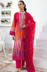 NUR Milaan Rut Embroidered and Printed Lawn Collection 2024 MR 06