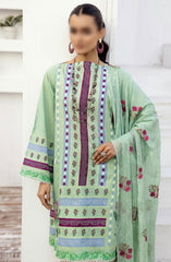 NUR Milaan Rut Embroidered and Printed Lawn Collection 2024 MR 09