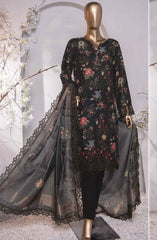 HZ Muse Luxury Raw Silk Embroidered Collection D-127