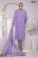 HZ Muse Luxury Raw Silk Embroidered Collection D-155