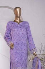 HZ Muse Luxury Raw Silk Embroidered Collection D-155