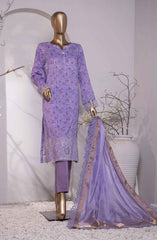 HZ Muse Luxury Raw Silk Embroidered Collection D-155