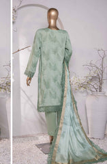 HZ Muse Luxury Raw Silk Embroidered Collection D-157