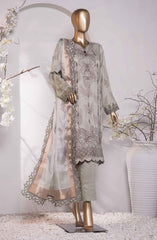 HZ Muse Luxury Raw Silk Embroidered Collection D-158