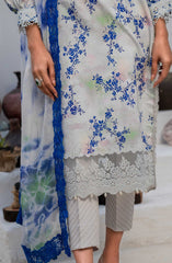 Mavi Luxury Unstitched Lawn Collection Vol 02 D-007 SAGE