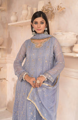 Roop Rang Stitched Collection By AL Harir Apparel D-18 Mahi Grey