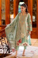 Roop Rang Stitched Collection By AL Harir Apparel D-20 Manzar Mint Green