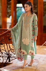 Roop Rang Stitched Collection By AL Harir Apparel D-20 Manzar Mint Green