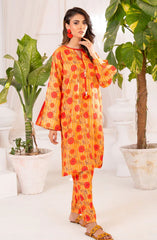 Ayla Studio Stitched Co Ords Collection 2024 D-10 Marigold