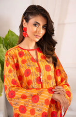 Ayla Studio Stitched Co Ords Collection 2024 D-10 Marigold