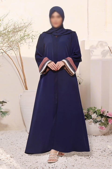 Nayab Abaya Collection Vol 22 by Amna Khadija Maya Blue