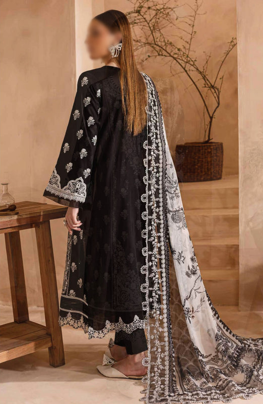 Nureh Koyal Embroidered Unstitched Monochrome Collection D-94