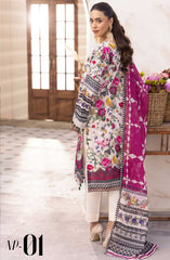 Phoolnagar by NUR Unstitched Lawn Summer Collection 2025 D-01