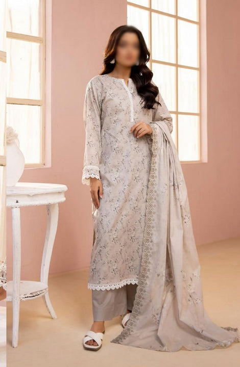 NUR Pastels Printed Embroidered Lawn Collection NP 01
